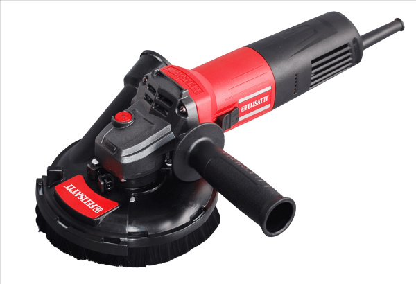 Шлиф.машина угловая 1400Вт, 125мм, рег. обор., конст  электроника, доп кожух под шлифовку