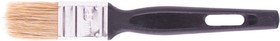 Кисть флейцевая "Стандарт", 25 х 6 мм, натуральная щетина, пластиковая ручка Сибртех