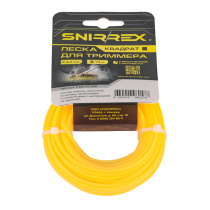 Леска триммерная SNIRREX "Квадрат" 2,4 мм х 15 м