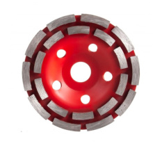 Тарелка шлиф. алмаз. 125*22,23мм двухрядная