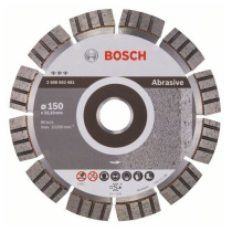 Алмазный отрезной диск Bosch Best for Abrasive 150х22.2 мм (2608602681)