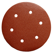 Шлифлист REDVERG к машине шлифовальной для стен и потолков 6 отверстий 225мм Р240 (5шт)(921206)