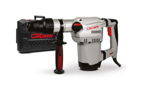 Перфоратор CROWN CT18118V BMC  1250Вт, SDS-max, 10Дж, 2-реж, 0-410об/мин, бет 40мм, 7кг