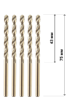 Сверло Ф4,0 ц/х Р6М5К5