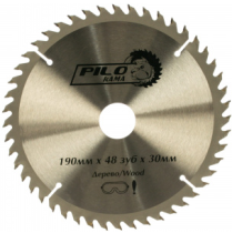 Диск пильный по дереву 190мм х 48 зуб х 30/20, 30/16мм "Pilorama"