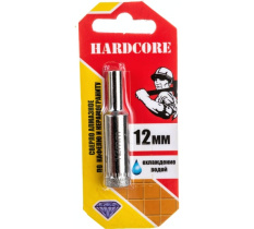 Сверло-коронка алмазное по керамике и стеклу 12мм "Hardcore"