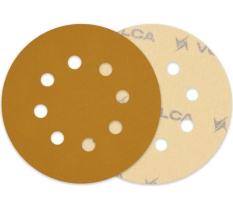 Шкурка шлиф.  ф125мм, P 120, с отверстиями, Abraforce Gold 