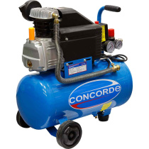 Компрессор  147л/мин-вход, 1,5кВт, 8bar, масляный,  25л,