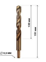 Сверло Ф18  ц/х Р6М5К5 (проточенный хвостовик)