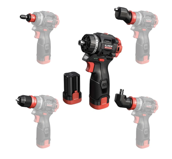 Аккумуляторная дрель-шуруповерт ELITECH HD CD 16UL2 (E2201.078.02)