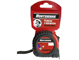 Рулетка  5 м х 19 мм с магнитом "Монтажник"