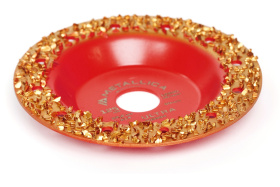 Чашка твердосплавная шлифовальная METALLICA Ultra 125х22,2 мм,  #14, плоская, по дереву. В кор.