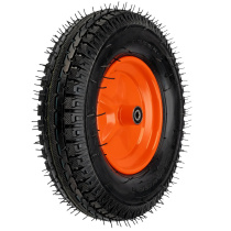 Колесо пневм. усиленное 4,00- 8 D 400, длина оси 90, подшипник 12мм