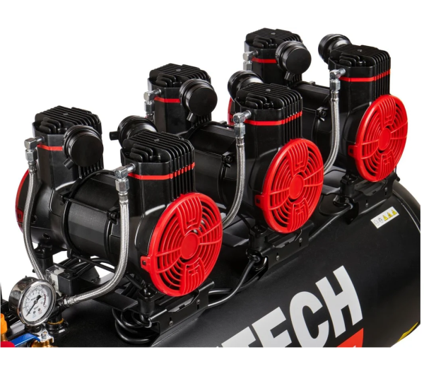 Компрессор ELITECH HD ACF 750-160S 750л/мин-вход, 4,4кВт, 10бар, безмасляный малошумный, 380В, 160л, 108кг