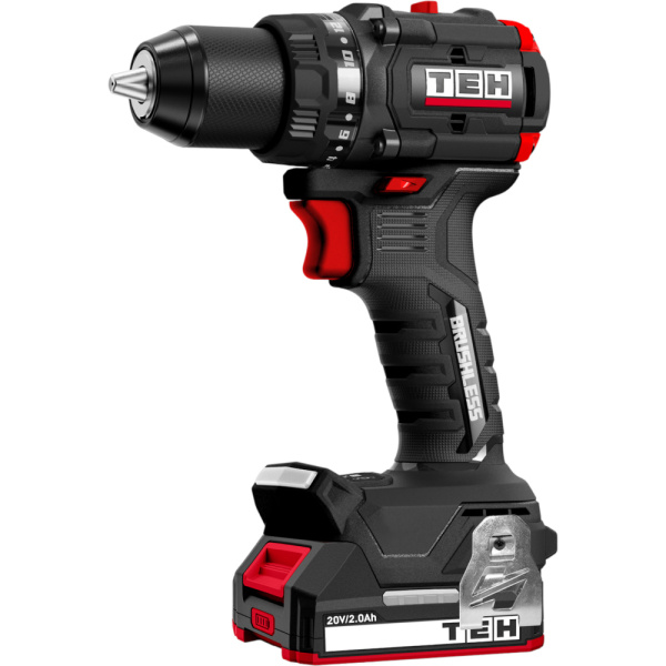 Аккумуляторная дрель-шуруповерт TEH TDBL1020-2B