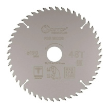 Диск пильный по дереву твердосплавный 190x30/25,4/20/16 z48 тефлоновое покрытие Cutop Profi plus