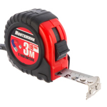 Рулетка  3 м х 19 мм с магнитом "Монтажник"