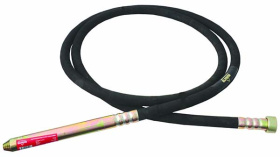 Вал гибкий высокочастотный 4м с вибробулавой 45мм HEX8-42х2мм, 9,2кг ELITECH 1220.001000 