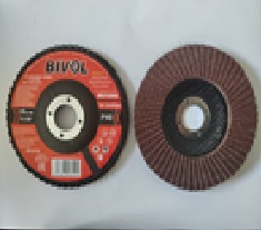 Круг лепестковый торцевой 125x22.2mm 120# оксид алюминия, 58 лепестков, плоские