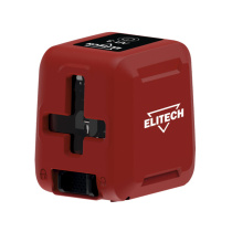 Нивелир лазерный ЛП 3 ELITECH ДМ красный луч, 15м, гор/верт, ±0,3мм/м, 1/4", 0,2кг, сумка, 2х1.5В LR6 (АА)