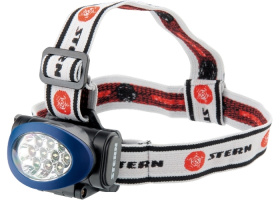 Фонарь налобный STERN, 10 LED, 3хAAA