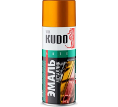 Краска-спрей золото эмаль универс. 520 мл. Кudo/12