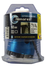 Коронка алмазная  68 мм бетон, жел-бетон sds+ "Almarez"