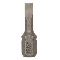 Бита S0.5x4.0, 25 мм (25 шт.), 2607001458 Bosch Extra Hard 