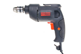 Безударная дрель REDVERG Basic D500  500Вт, ЗВП10мм, 0-3000/мин, дер/мет 20/10мм, реверс, 1,6кг, Basic 