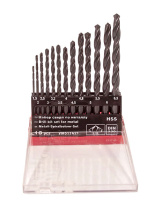 Набор сверл по металлу HSS 13шт (1,5-6,5) пласт футляр 