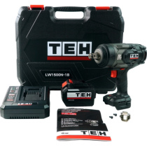 Гайковерт аккумуляторный TEH LW2000N-1B, 20В/1х8,0Ач Li-lon, уд, б/щет, 0-1150/1450/1850/мин, 2000Нм, 3/4"