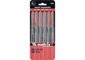 Набор надфилей  обрезиненные 6шт ,