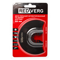 Насадка  по дереву REDVERG сегментированный для МФИ 88 мм
