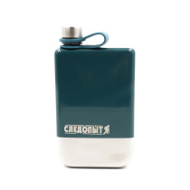 Фляжка «СЛЕДОПЫТ Green Edition – Traveller» зеленая,  230 мл,  сталь 304
