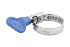 Хомут 12-20мм, нерж.сталь, элемент крепления с формой ключа 