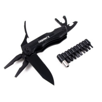 Мультитул (плоскогубцы) "СЛЕДОПЫТ-ARMADA", 112х35х21 мм, 8 предметов, с набором бит, чехол, блистер