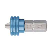 Бита PZ2 50мм сограничителем и магнитом для гипсокартона, ELITECH 1820.150800 