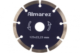 Диск алм. отр. 125х22,23мм "Almarez" Бетон/Кирпич, сухой рез