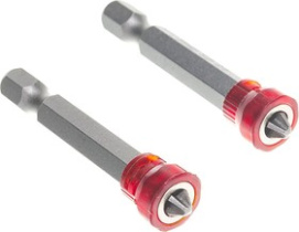 Биты 1/4" E6,3 магн., S2, зона Torsion Torx 30-50мм (2 шт./карта) "Quadro Torsion"	