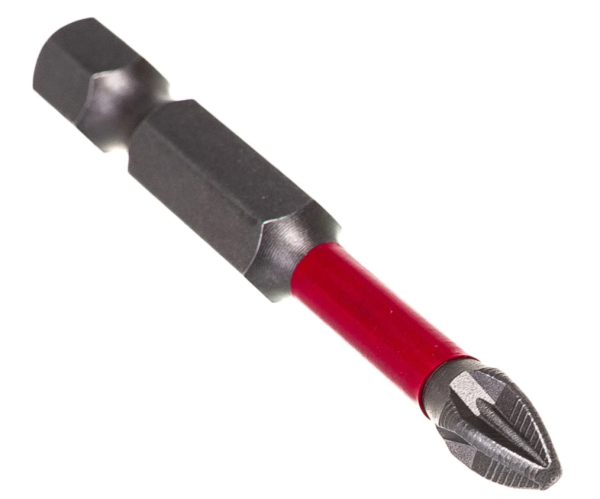 Биты 1/4" E6,3 магн., S2, ACR, зона Torsion Pz2-50мм (2 шт./карта) "Quadro Torsion"