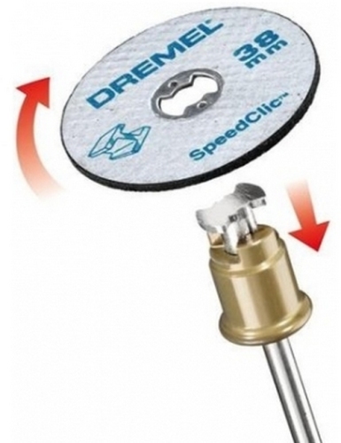 Круги 5шт, SC456 отрезные ф38мм, армированные, SpeedClic