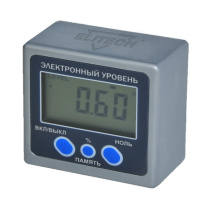 Уклономер цифровой   57мм,металл,4х90град,магнит,точн.+/-0,05гр