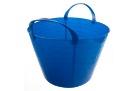 Ведро гибкое круглое 14л, синее, Россия, Сибртех