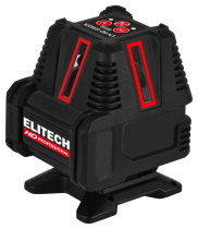 Нивелир лазерный аккумуляторный ELITECH HD LN 8D GREEN зеленый луч, 3,7В/1х5,2Ач  Li-Ion, 20м, гор/верт 1-360°, ±0.2мм/м,1/4'', 5/8", 0.35кг