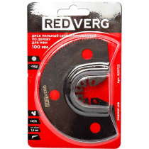 Насадка  по дереву REDVERG сегментированный для МФИ 100 мм