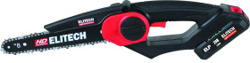 Пила цепная аккумуляторная ELITECH CS 2008BLK (E1611.016.00)  HD 20В,1х20В,Li-ion,шина20см,шаг-1\4",паз-1.1мм,ЗУ, 0.8кг,рез100мм