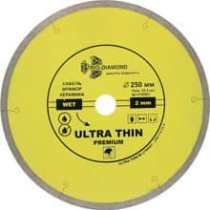 Диск алмазный отрезной Сплошной Ультратонкий Ultra Thin hot press (250х25.4 мм) TRIO-DIAMOND UTW507