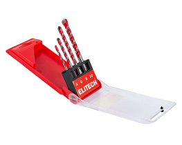 Набор сверл универсальных Multi Construction ф4, 6, 8, 10