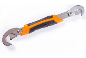 Ключ универсальный 9-22мм, с прорезиненной рукояткой, Квалитет